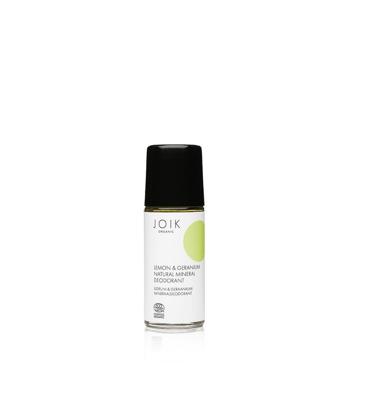 Joik Organics Lemon & geranium mineral deodorant vegan 50 Milliliter