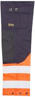 Blåkläder Multinorm inherent werkbroek 14891513 | Marineblauw/Oranje | Maat 64 - 7330509720660 - thumbnail