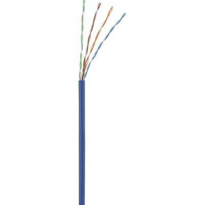 Renkforce RF-5044022 RJ45 Netwerkkabel, patchkabel CAT 5e U/UTP 2.00 m Blauw Snagless, Halogeenvrij 1 stuk(s)