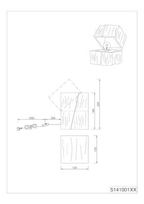 Trio TafellampjeTreasure wit - 514110101