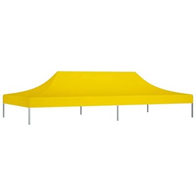 VidaXL Partytentdak 270 g/m² 6x3 m geel