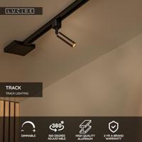 Lucide TRACK KEONI Railspot - 1-fase Railsysteem / Railverlichting - 1xG9 - Koffie - thumbnail
