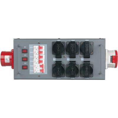 Showtec Split Power 32A krachtstroomverdeler Showtec Split Power 32A krachtstroomverdeler