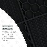 Eat Slow Live Longer Lick Mat Dimensions Circle  Grey - thumbnail