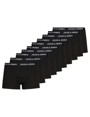 Jack and Jones 10-Pack heren boxershorts - Katoenen Multipack ondergoed heren - Voordeelverpakking