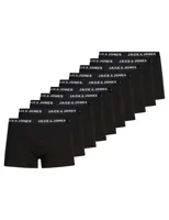 Jack and Jones 10-Pack heren boxershorts - Katoenen Multipack ondergoed heren - Voordeelverpakking - thumbnail