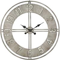 Wandklok Hudson grijs - thumbnail