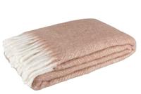 J-Line Plaid Acryl Wol Roze Wit - thumbnail