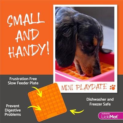 Voerbak voor honden Lickimat Turkoois TPR