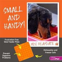 Voerbak voor honden Lickimat Turkoois TPR - thumbnail