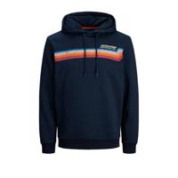 JACK & JONES ORIGINALS hoodie met logo donkerblauw - thumbnail