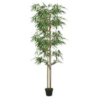 Kunstplant bamboe 988 bladeren 150 cm groen - thumbnail