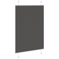 Pliss rolgordijn 90x150 cm stofbreedte 89,4 cm polyester zwart - thumbnail
