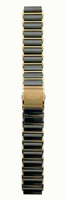Horlogeband Rado 07.04401.10 / R070440110 / R20281012 Keramiek Bi-Color 17mm