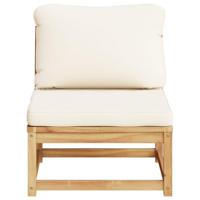 Tuinbank met kussens massief acaciahout - thumbnail
