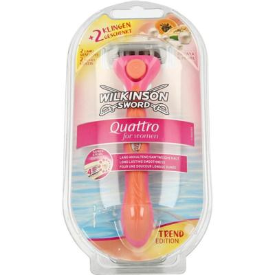 Wilkinson Quattro woman coral razor 1 Stuks