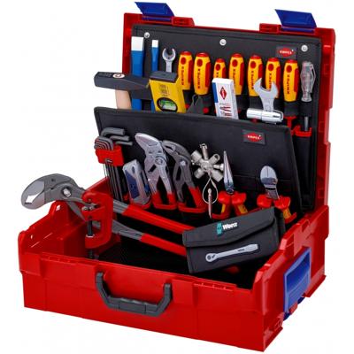 Knipex L-BOXX Gereedschapskoffer (gevuld) 52-delig Sanitair (l x b x h) 357 x 442 x 151 mm Knipex L-BOXX Gereedschapskoffer (gevuld) 52-delig Sanitair (l x b x h) 357 x 442 x 151 mm