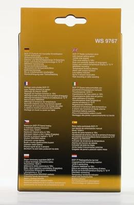 Techno Line WS 9767 WS 9767 Draadloze thermometer Zwart