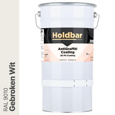 Holdbar Anti Graffiti Coating Gebroken Wit (RAL 9010) 5 Kg