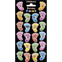 Funny Products stickervel Funny Feet - thumbnail