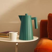 Alessi Waterkoker Plissé - droogkookbeveiliging - Groen - Michele de Lucchi - 1.7 liter - MDL06 GR - thumbnail