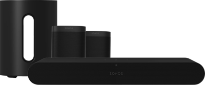 Sonos Ray 5.1 + One (2x) + Sub Mini Zwart