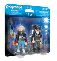 Playmobil duopack politieagent en sproeier - thumbnail