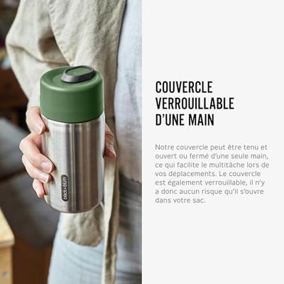 Black+Blum Geïsoleerde Reismok - 0.34Ltr - Olijf Black+Blum Geïsoleerde Reismok - 0.34Ltr - Olijf
