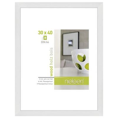 Nielsen Design nielsen fotolijst 8988017 apollon wit 30x40 / 21x29,7 cm