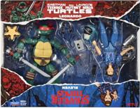 Teenage Mutant Ninja Turtles & Stranger Things Action Figure Double Pack - Leonardo & Eleven - thumbnail