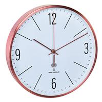 TFA Dostmann 60.3534.51 Wandklok Zendergestuurd 300 mm x 45 mm Koper Slepend uurwerk (geluidsloos) - thumbnail