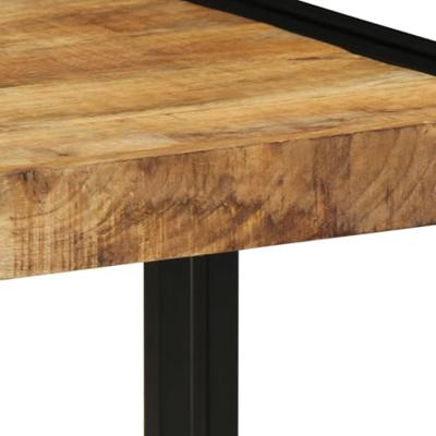 Salontafel Bruin 40 x 40 x 38 cm massief mangohout