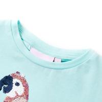 Kindershirt 104 lichtzeeblauw - thumbnail