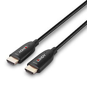 LINDY 38511 HDMI-kabel HDMI Aansluitkabel HDMI-A-stekker 15.00 m Zwart 8K UHD
