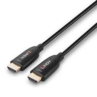 LINDY 38511 HDMI-kabel HDMI Aansluitkabel HDMI-A-stekker 15.00 m Zwart 8K UHD - thumbnail