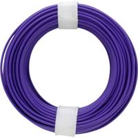 Donau Elektronik 118-6 Draad 1 x 0.14 mm² Violet 10 m - thumbnail