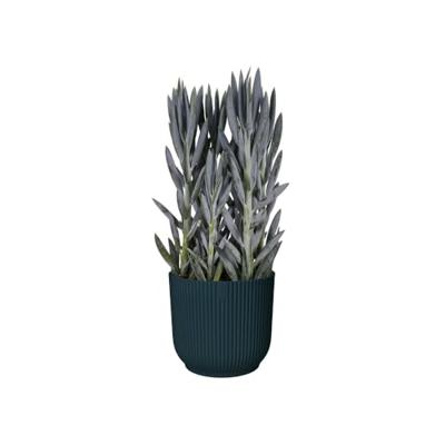 Elho Bloempot Vibes Fold Diepblauw Ø25cm - thumbnail