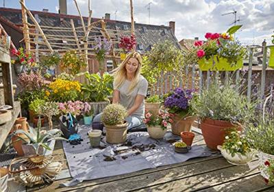 Gardena Plantmat L - Opvouwbare, Waterafstotende Tuinwerkmat voor Potten & Planten - thumbnail