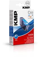 KMP Inktcartridge vervangt Canon CLI-526C Compatibel Cyaan C83 1515,0003 - thumbnail