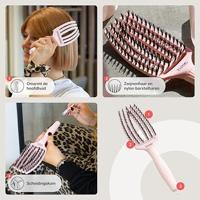 Olivia Garden Fingerbrush Pastel Pink Combo Medium 1Stuks - thumbnail