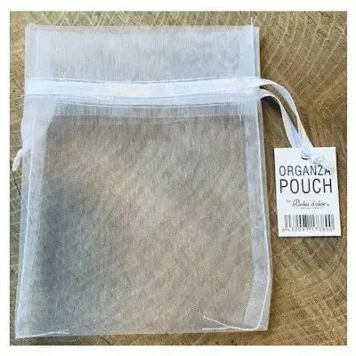 Boles d'olor Organza Zakje Amberblokje Wit 1st