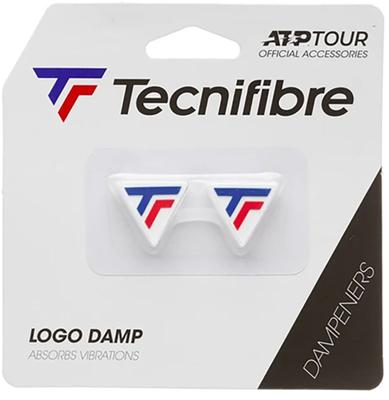 Vibratiedemper Tecnifibre Logo Damp Wit Vibratiedemper Tecnifibre Logo Damp Wit