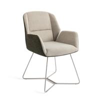 Jesper Home Myoko eetkamerstoel Popeye beehive steel - thumbnail