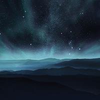 Noordwand Atmosphere Fotobehang zwart met sterrenhemel G78420 - thumbnail