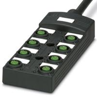 Phoenix Contact SACB-8/16-L-10,0PUR SCO P 1452738 Passieve sensor/actorbox M12-verdeler met kunststof schroefdraad 1 stuk(s) - thumbnail