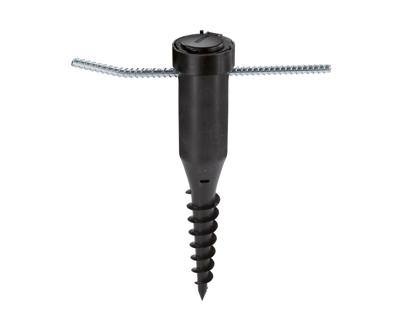 Leifheit 85607 metalen grondanker met indraaistang