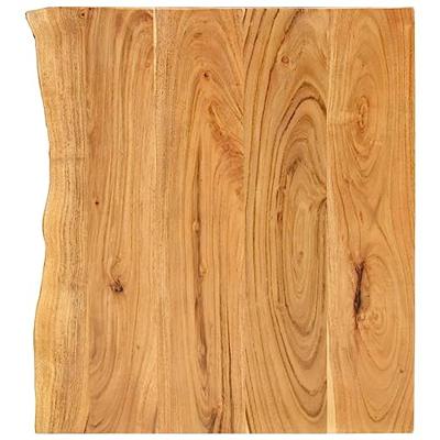 VidaXL Wastafelblad 80x52x2,5 cm massief acaciahout