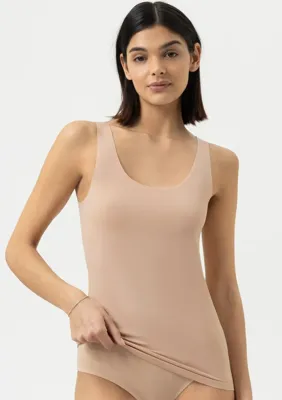 Mey Naadloos onzichtbaar dames hemd - Brede bandjes - Simply Better - S - Huidskleur - Top - Singlet