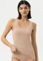 Mey Naadloos onzichtbaar dames hemd - Brede bandjes - Simply Better - S - Huidskleur - Top - Singlet - thumbnail