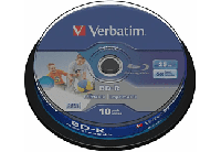 Verbatim 43804 Blu-ray BD-R disc 25 GB 10 stuk(s) Spindel Bedrukbaar - thumbnail